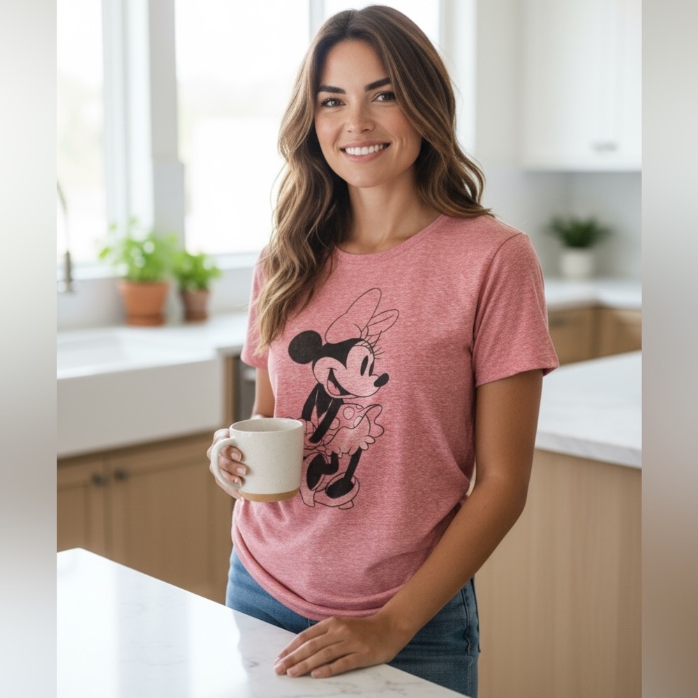 💖 Disney Minnie Mouse Tee – Women’s Size M (7/9), 2016 Design 💖